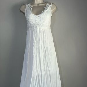 J for Justify White Brunch Dress Strappy Back New without tags